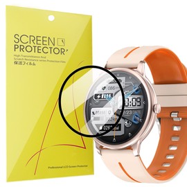 Compatible for HYSTORM Smart Watches Screen Protector, [3 Pack] 3D Full Coverage PET Soft Screen Protector Film Compatible for HYSTORM G98 1.43" Smart Watches (3 pack)
