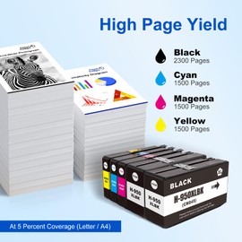 Smart Gadget Compatible Ink Cartridge Replacement for HP 950XL 951XL 950 XL 951 XL for OfficeJet Pro 8610 8600 8615 8620 8625 8100 276dw 251dw (2 Black, 1 Cyan, 1 Magenta,1 Yellow,5 Pack)