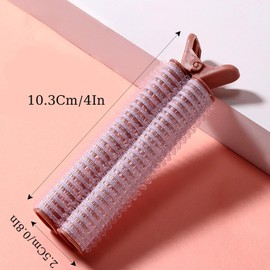 2PCS Volumizing Hair Roller Clips Woman, Daily use Volume Hair Clip, Easy Operate Trave Roller Clip Use Unique Skin Volume Clips Tone Design For Long, Short Curlers Hair