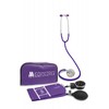 Kit Baumanómetro Aneroide + Estetoscopio Dúplex De Lujo (Morado)