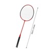 LEIJIAER Badminton Racket Offensive Iron Alloy Lightweight Comfortable Grip Sports