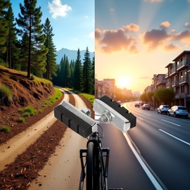 2 Pcs Bike V Brake Pads Rubber Shoes Black Blocks MTB Road Bike Accessories, Bike Accessories Set, Bike Accessories Bag for Men Women, Brake Parts