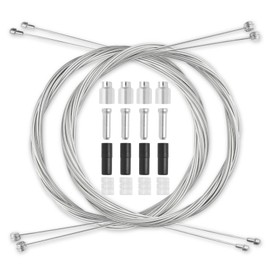 4Pcs Universal Bike Brake Cable Set, Standard Bicycle Brake Cable, Replaceable Brake Inner Wire Cable,Professional Bicycle Brake Line For MTB Mountain Bikes Or Road Bikes,Free End Caps Accessories 2M
