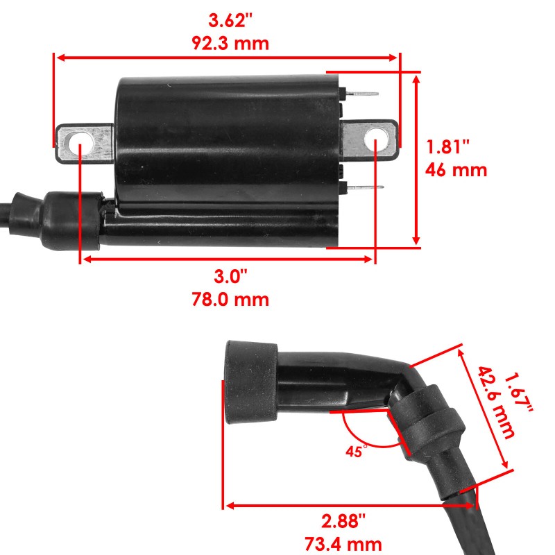 Caltric Ignition Coil for Arctic Cat 250 2006 2007 2008