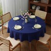 Zdada 50inch Navy Blue Round Polyester Table Cloth/Cover Wedding Banquet