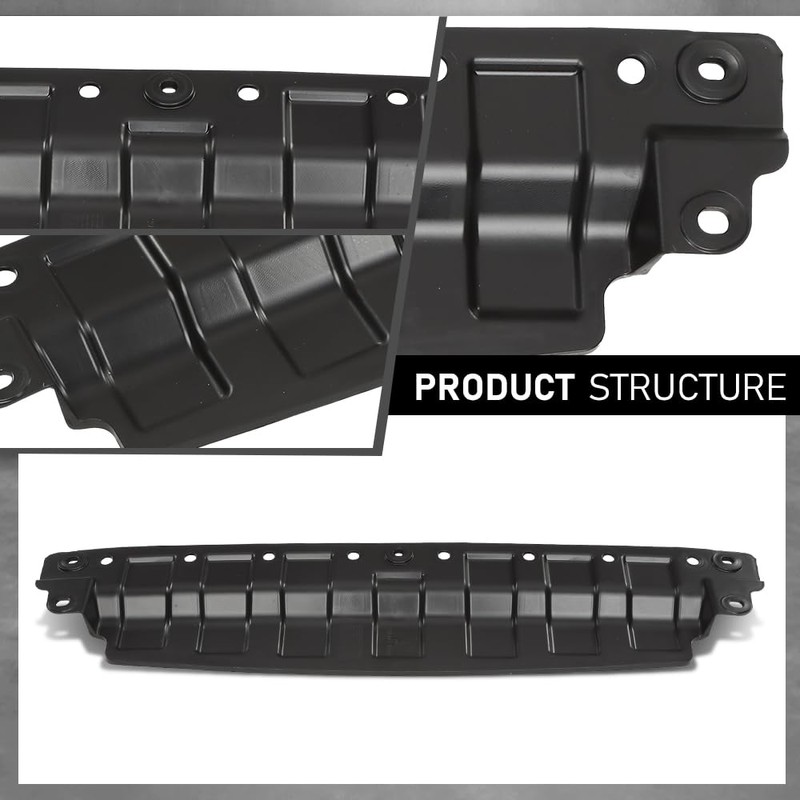 LQI Front Bumper Lower Panel Cover Black Compatible with Hyundai