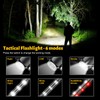 Strong Light Flashlight, 10 In 1 Multifunctional Safety Hammer 6000LM
