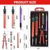 Set of 9 Geometry Set, Quick Adjustment Compass, Premium Compass