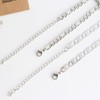 Y Silver Initial Anklet for Women Silver Cuban Link Anklet