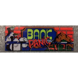 Bank Panic Arcade Game Marquee Fridge Magnet