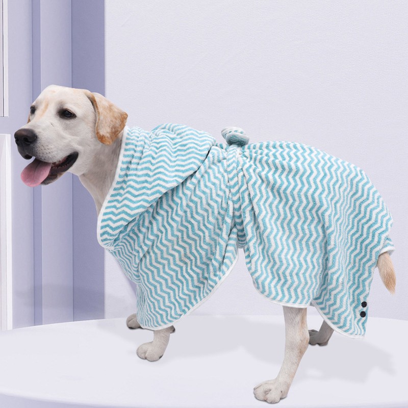 Pet Bath Towel Water Absorbent Quick Drying Ultrafine Fiber Dog
