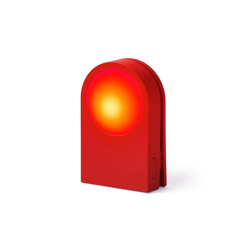 LEXON (レクソン) LUCIE ウェアラブルLEDクリップ 点灯または点滅 耐雨性IPX4 約1.5メートルまで視認可能 最大点灯可能時間：最大12時間 LL121R レッド