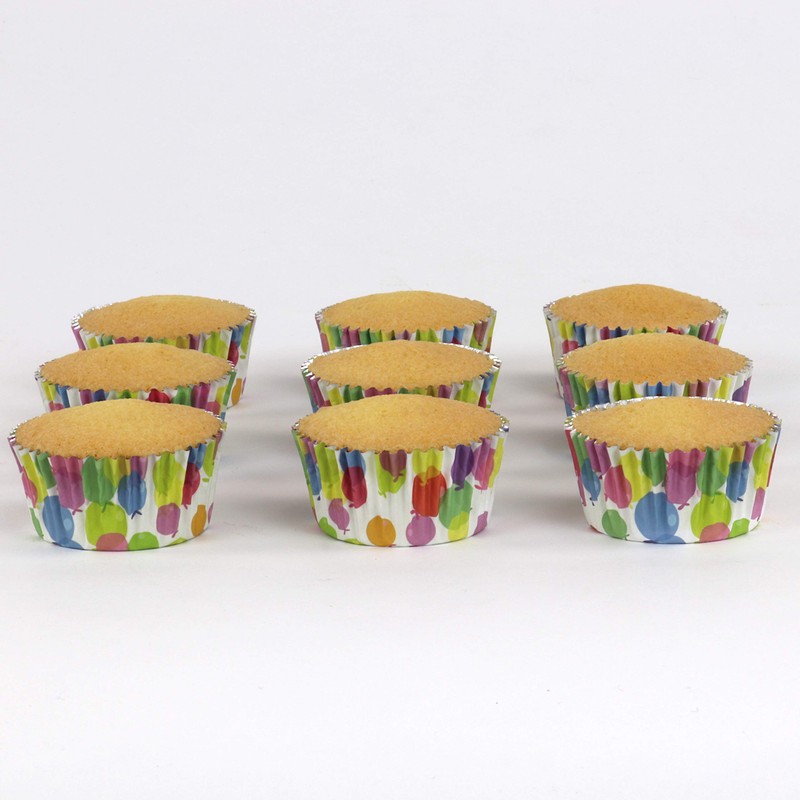PME Balloons Cupcake Cases Foil Lined - 30 Pack, BC828