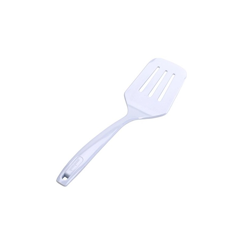 Goodcook Classic 12-inch White Melamine Slotted Spatula Cooking Turner