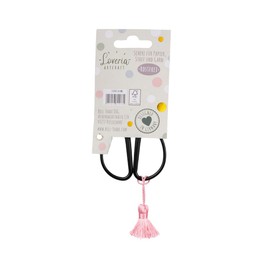 Loveria Craft Scissors Black, Small, 8.5 cm Long, Rustproof, for Paper, Fabric & Yarn, Coloured Tassel, Retro Vintage Scissors for Adults and Children