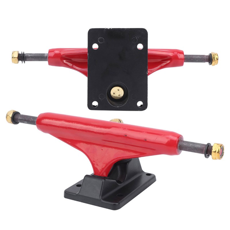 2PCS/Set Professional Maple Skateboard Bracket Longboard Stand Outdoor Sports AccessoryRed