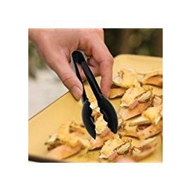 96 6" Black Salad Tongs Kitchen Tongs Sugar Tongs Bbq Tongs Grill Tongs Serving Utensils Toast Tongs Ice Tongs Mini Tongs Food Tongs Cooking Tongs Serving Tongs Plastic Tongs Pasta Tongs Buffet Tongs