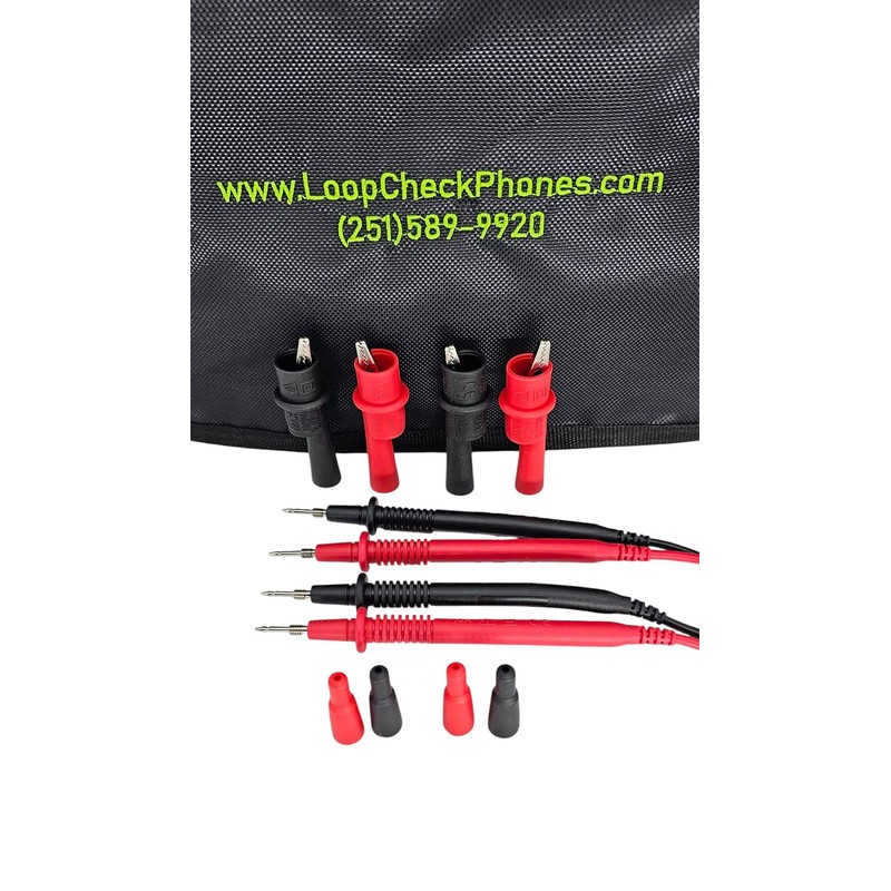 Loop Check® Phones Electrician Continuity Test Set TE001-BM with Magnets