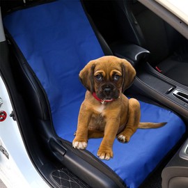 Dog Seat Covers for Cars Back, Waterproof Dog Car Seat Cover, Rear Seat Protector for Pet, Waterproof Material, Prevents Pet Paw Prints and Hair From Staining The Car Seat, Blue