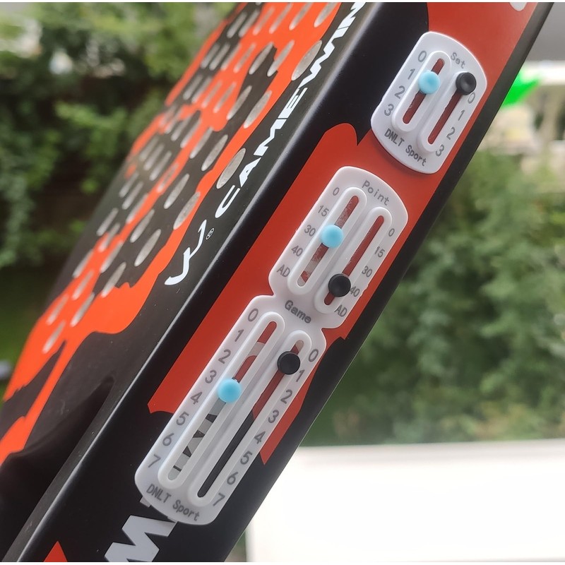 FUMELPRO Score Keeper for Tennis Racket and Padel,Easily Mounted Small