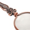 Retro Magnifying Glass Portable 3X Magnification Handheld Magnifier for Science