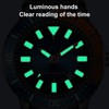 Rotating Bezel Watch Luminescent Automatic Date Analog Display Calendar Waterproof