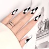 SHOYUM 3Pcs 15ml Gel Nail Polish Kit, Jelly Nude Black