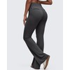 G4Free Black Dress Pants Women Flare Yoga Leggings Pull On