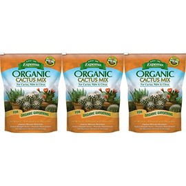 Espoma CA4 4-Quart Organic Cactus Mix, 3 Pack