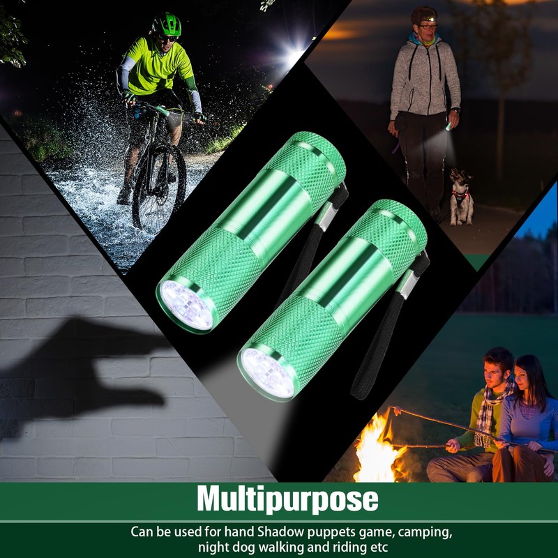 VIHOSE 20 Pcs Mini Flashlights Bulk, Bright Aluminum Handheld Flash