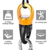 MALAYAS Rotation 360° Rotator Swing,30kN Micro Rotator Climbing Rope Swivel