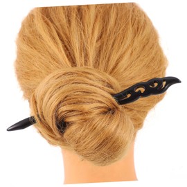 WOONEKY Retro Wooden Hair Stick Vintage Headdress Accessory for Women Hair Fork