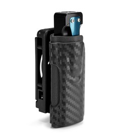 Tactical Geek TX4 Flashlight Case, LED Torch Holster Case for Belt Torch Cover with Rear Belt Clip Quick Access and Portable Torch Bag