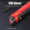 Portable Hand Crank Flashlight with Alarm FM Radio Function 1800mAh