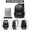 MATE ELAN Laptop Leather Travel Backpack For Men Water-Repellent Carry