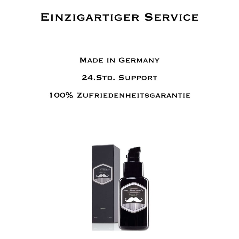 Beard Care for Men – Mr. Burton´s Beard Oil –