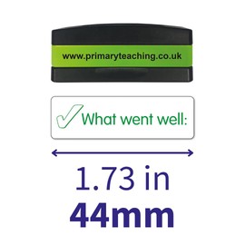 3-in-1 Stackable What Went Well Even Better If Next Step Pre Inked School Teachers Progress Feedback Marking Stamper Stamp 44x13mm Primary Teaching Services