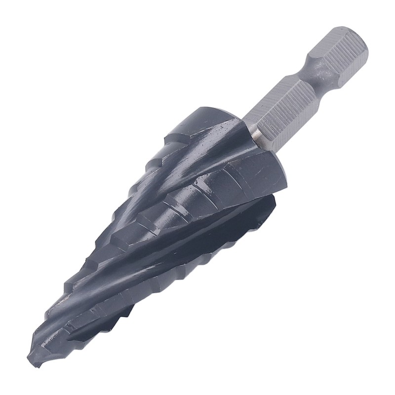 1/4in Shank Spiral Groove Step Drill Bit M35 Cobalt 4