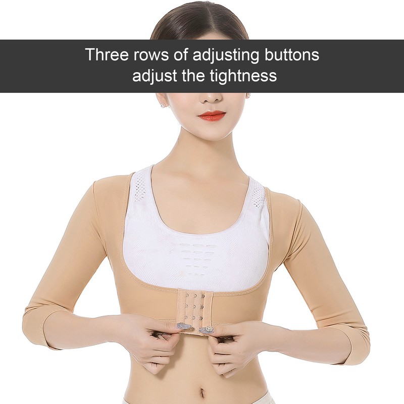 Women Posture Shaper Upper Arm Shaper Shapewear Compression Sleeves Posture