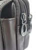 Genda 2Archer Mens Leather Small Belt Waist Bag Wallet Phone