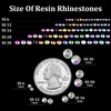 4000pcs 4mm Resin Rhinestones Bulk, Transparent AB Flatback Round Jelly