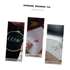 Operitacx 2 Sets Point Drilling Tool Ruler Restorer Tool Metal Stainless Steel Diamond Ruler Diamond Mesh Template Point Drill Ruler Rhinestones Diamond Beads Painting Fix Tool Grid Scraper