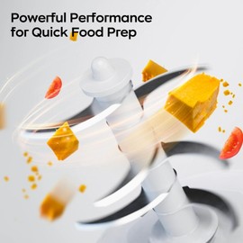 Bc Babycare Baby Food Maker-Glass Baby Puree blender for Fruit, Vegatable & Meat,Mini Food Processor for Potatoes, Grapes & Strawberries,White,10oz