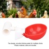 12 Sets Chicken Watering Cup with Tee Connector Automatic Feeding