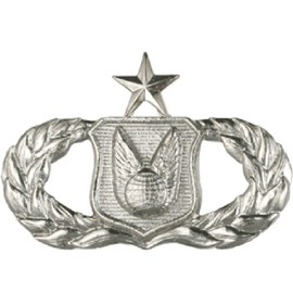 Uniform Accessories Unlimited Inc Air Force Operations Support Dress Brite Badges (Full Size, Senior)