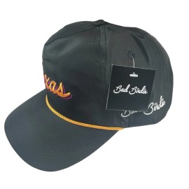 Bad Birdie Men’s TEXAS Rope Golf Hat Adjustable Yellow/Black FREE SHIPPING NEW