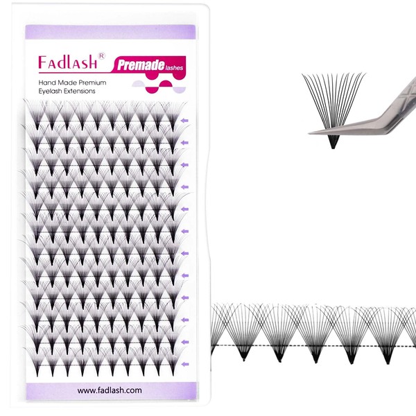FADLASH Premade Lash Fans C Curl Premade Fans Eyelash Extensions
