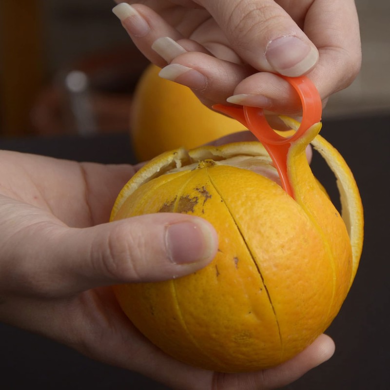 YUEMING 2 pcs Orange Peeler Citrus Peeler Fruit Peeler Creative