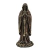 Veronese Design 7.5" Santa Muerte Rosario Prayer Resin Sculpture Antique