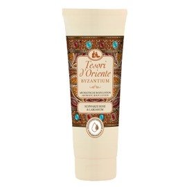 TESORI D'ORIENTE Body Lotion BYZANTIUM 250 ml, Aromatic Body Lotion with Black Rose and Labdanum, Wellness Ritual for Body and Senses